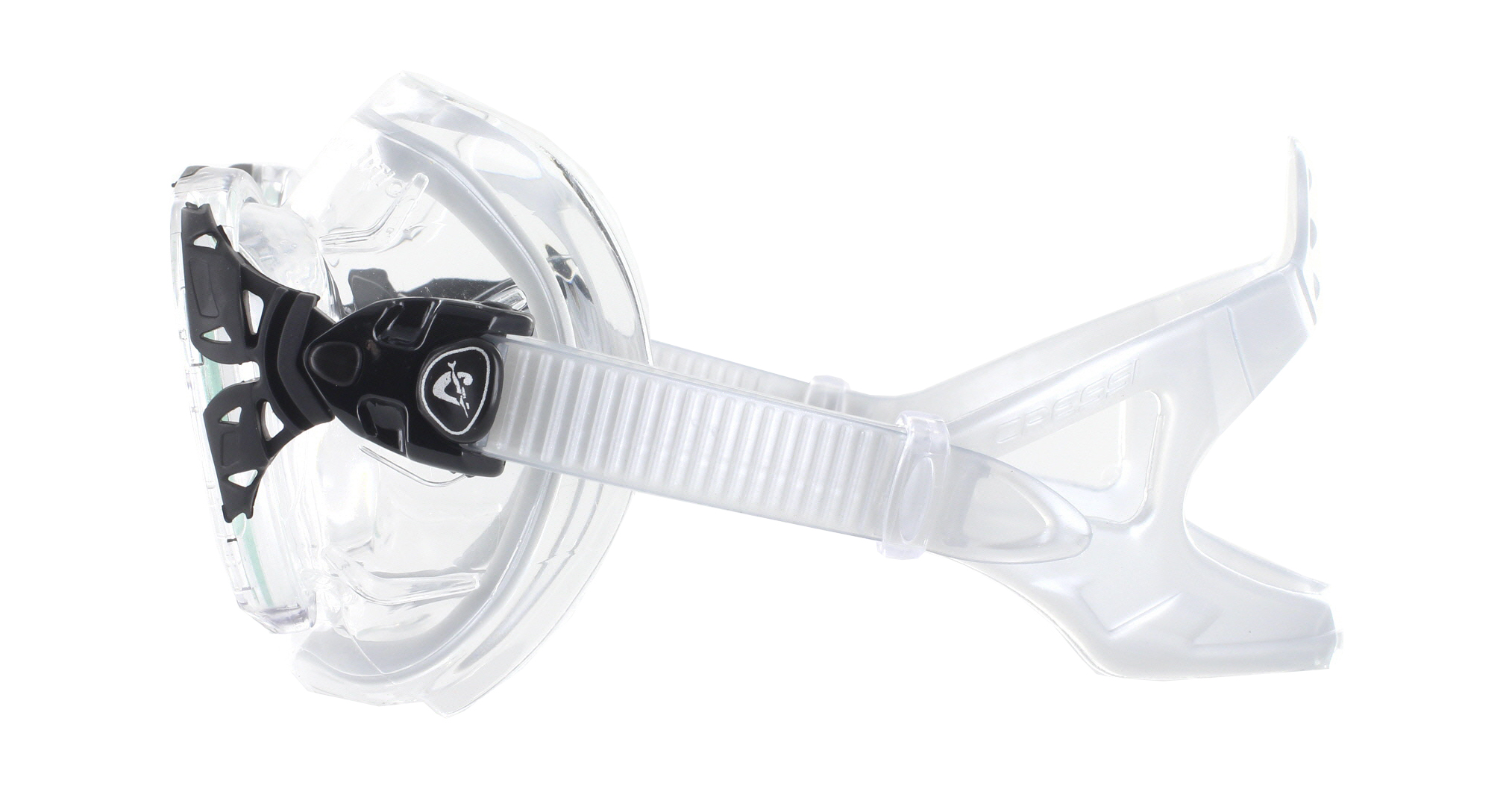 Cressi Eyes Evolution Crystal Silicon - Black Sitliche Ansicht