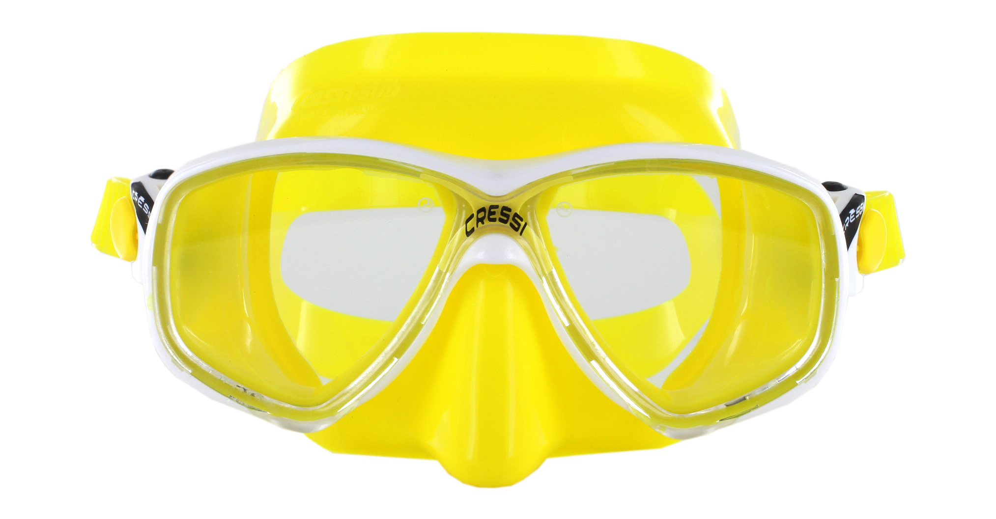 Cressi Marea Yellow Silicon - Yellow Front Ansicht