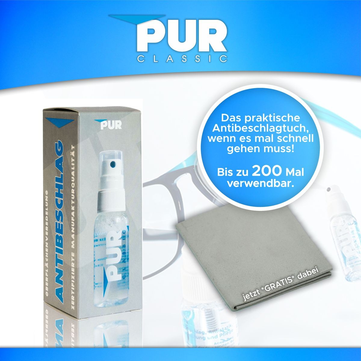Pur Classic Antibeschlagmittel, 30ml (0,50€/ml)