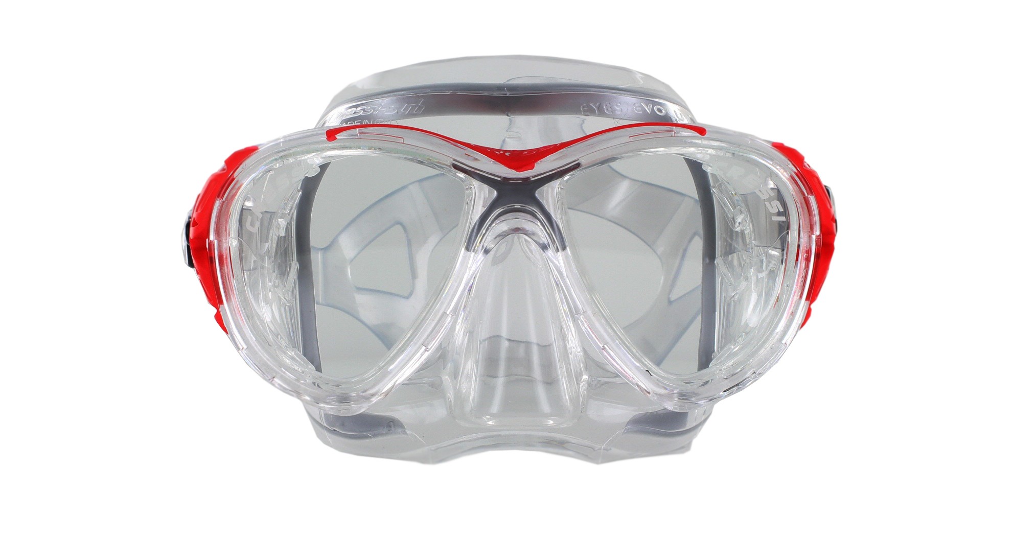 Cressi Eyes Evolution - transparent rot