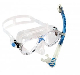 Schnorchelset - Cressi Marea - transparent blau