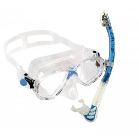 Schnorchelset - Cressi Marea - transparent blau