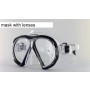 mask with lenses